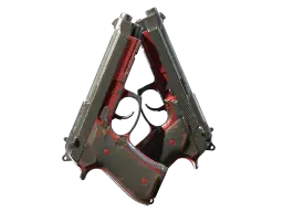 Dual Berettas | Panther (Battle-Scarred)
