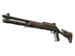 XM1014 | Red Python (Battle-Scarred)