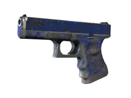 StatTrak™ Glock-18 | Blue Fissure (Battle-Scarred)