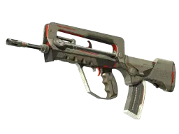 FAMAS | Mecha Industries (Battle-Scarred)