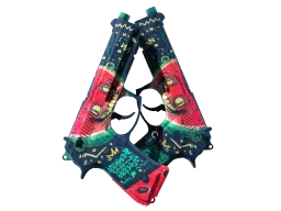 Item StatTrak™ Dual Berettas | Melondrama (Factory New)