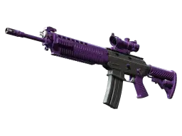 StatTrak™ SG 553 | Ultraviolet (Well-Worn)