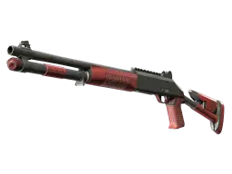 Item XM1014 | Red Leather (Field-Tested)