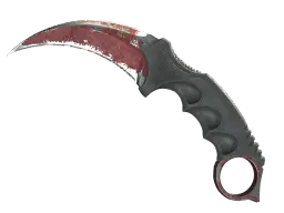 ★ Karambit | Crimson Web (Battle-Scarred)