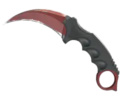 ★ Karambit | Crimson Web (Well-Worn)