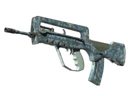 Item FAMAS | Cyanospatter (Field-Tested)