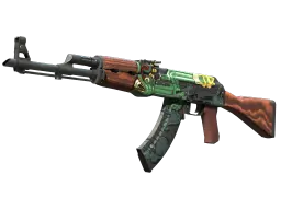 Item StatTrak™ AK-47 | Fire Serpent (Well-Worn)