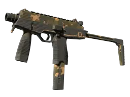 MP9 | Black Sand (Battle-Scarred)