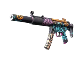 MP5-SD | Neon Squeezer (Well-Worn)