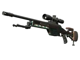 SSG 08 | Azure Glyph (Well-Worn)