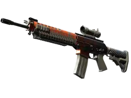 StatTrak™ SG 553 | Danger Close (Field-Tested)