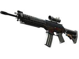 SG 553 | Heavy Metal (Field-Tested)