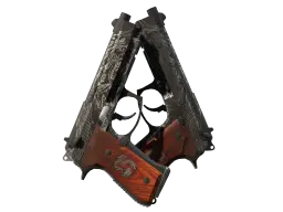 Dual Berettas | Dualing Dragons (Well-Worn)
