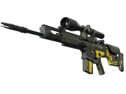 StatTrak™ SCAR-20 | Jungle Slipstream (Battle-Scarred)