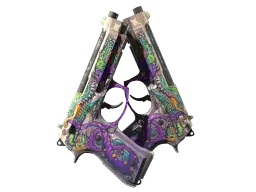 Dual Berettas | Flora Carnivora (Well-Worn)