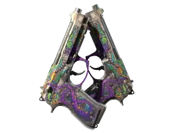 Dual Berettas | Flora Carnivora (Battle-Scarred)