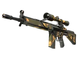 StatTrak™ G3SG1 | Black Sand (Battle-Scarred)