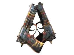 Item StatTrak™ Dual Berettas | Hideout (Factory New)