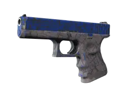 Glock-18 | Blue Fissure (Well-Worn)